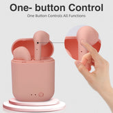 Mini-2 TWS Wireless Earphones Bluetooth 5.0 Earphone TWS Matte Macaron Earbuds With Mic Charging Box Headset Wireless Headphones